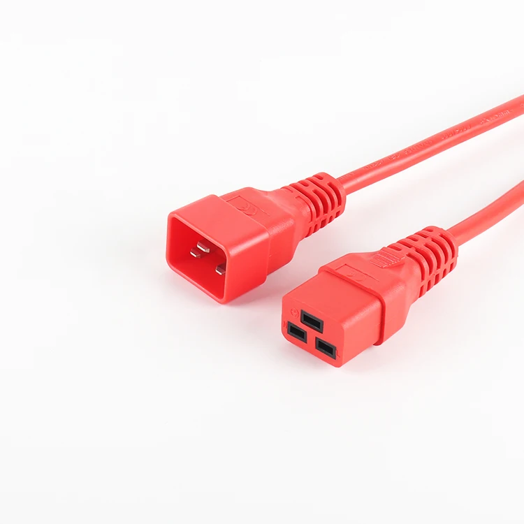 14WG full copper 3m 10ft 10A C19 to C20 PDU Style Computer Power Extension Cable AC Power Cord Cable