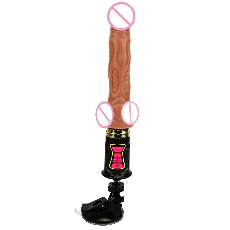 Big Realistic Dildo Automatic Thrusting Dildo Vibrator Sex Machine Gun for Men Women Masturbation