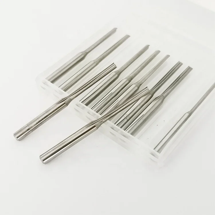 3.175mm Tungsten Carbide 2 flute straight CNC router bits Carving Cutter tools