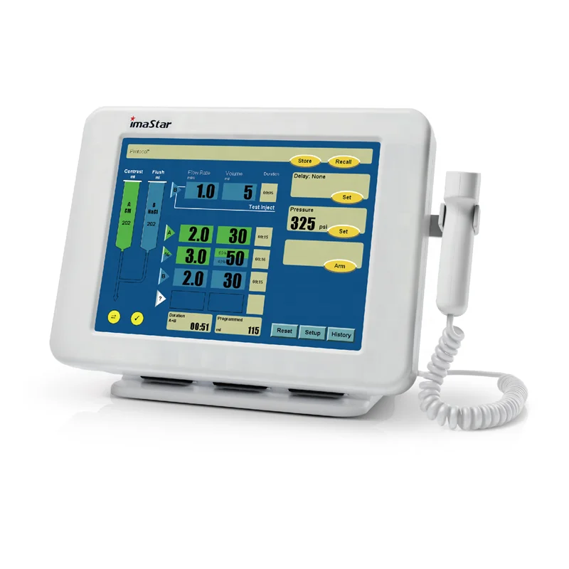 Imastar CT DUAL head injector, 270 degree rotator 2 x 200ml computerized tomography contrast injection apparatus