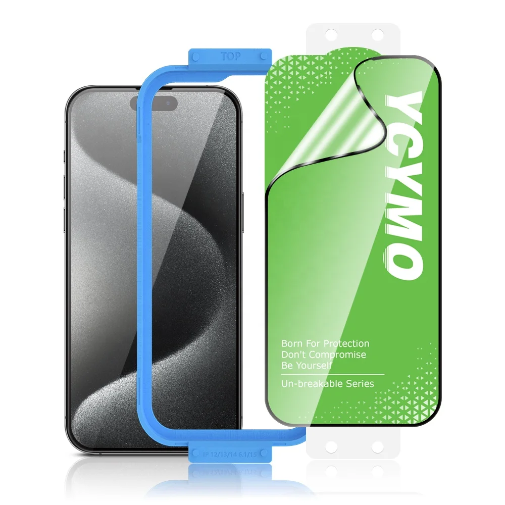 3D Flexible Full Cover AR HD Privacy Anti-explosion Unbreakable Screen Protector For iPhone 15 Pro Max