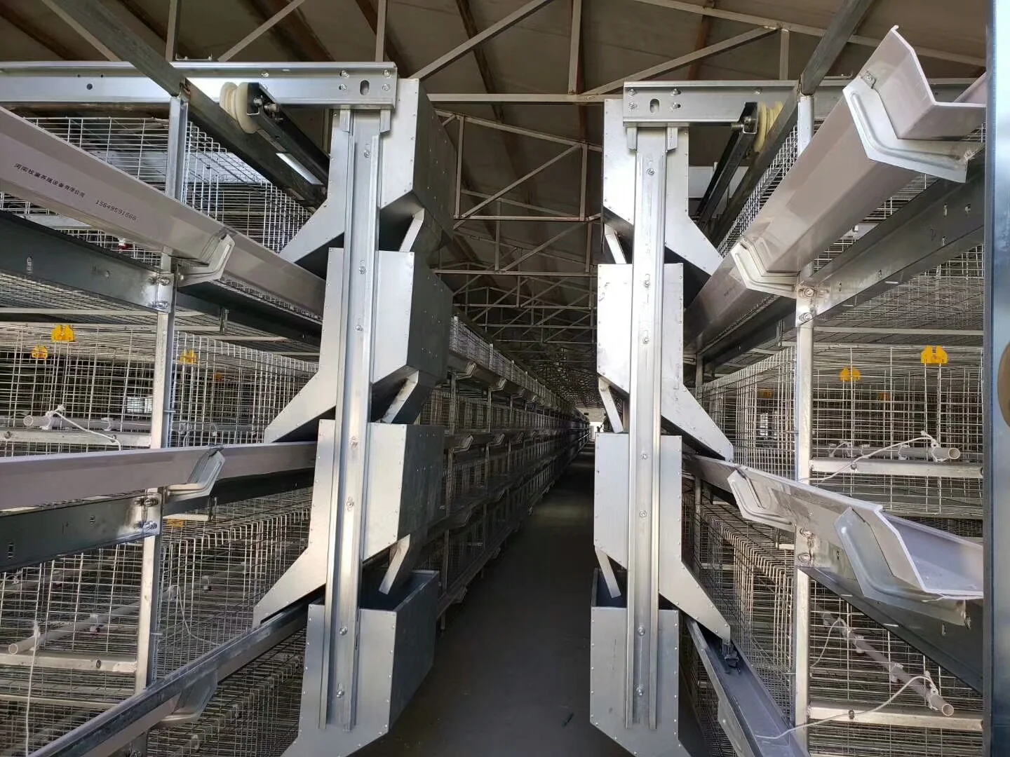 H-Type Poultry Cage System for Layer Chickens Automatic Farm Cage Battery Layer Frame Broiler Cages For The Chicken House