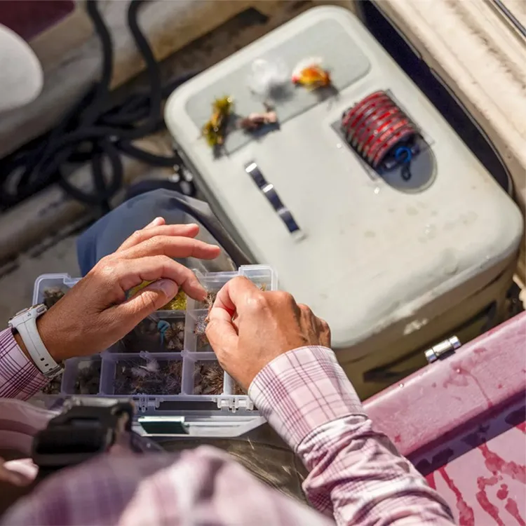 LE CITY 840D TPU Fly Fishing Waterproof Fishing Boat Bag Box