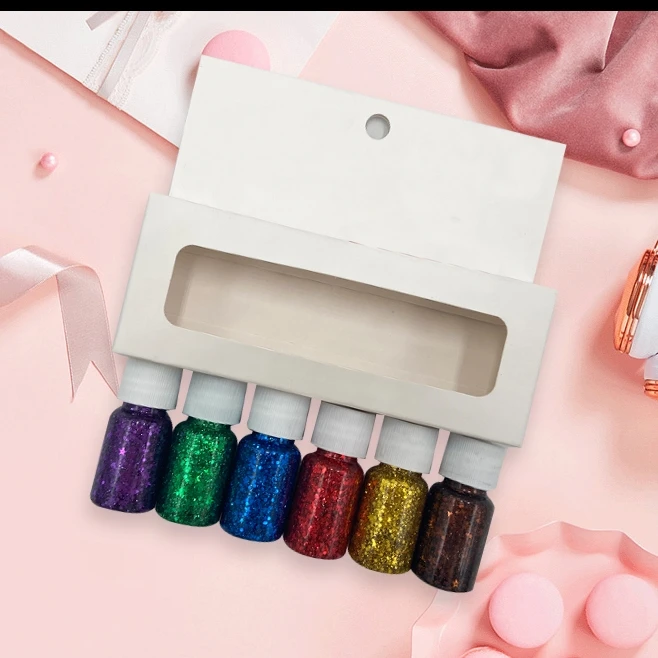 New Glitter For Art Sequins Gift Set Smooth Sparkly Colorful Bling Face & Body Glitter Paint For Festival