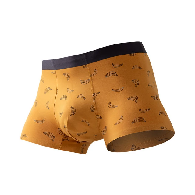 NO MOQ custom print modal seamless mens boxers
