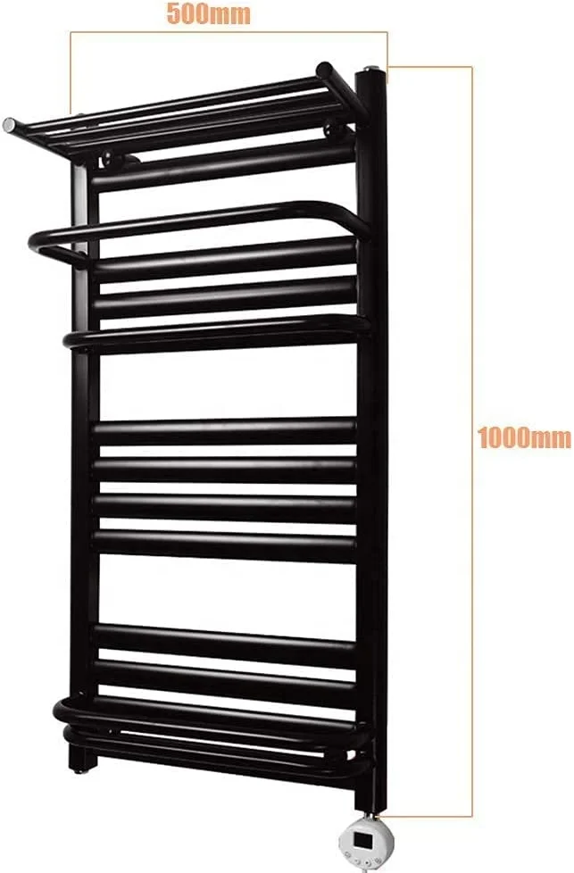 Factory sale energy-saving heating electric towel rack towel heater drying rack bathroom shelf