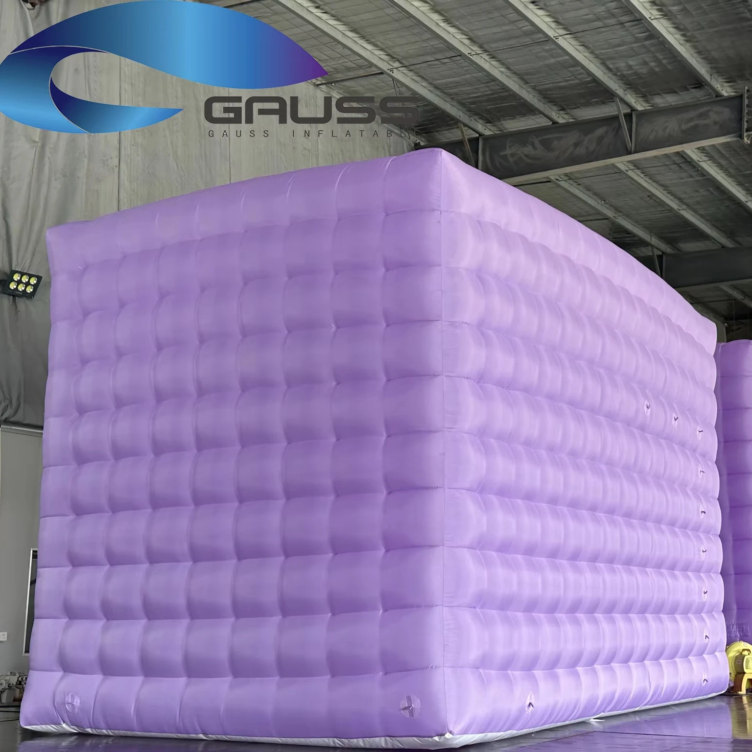 Factory Direct Sale New Arrival High Quality Highly Recommended Inflatable Purple 2 Room Pop-up Shop