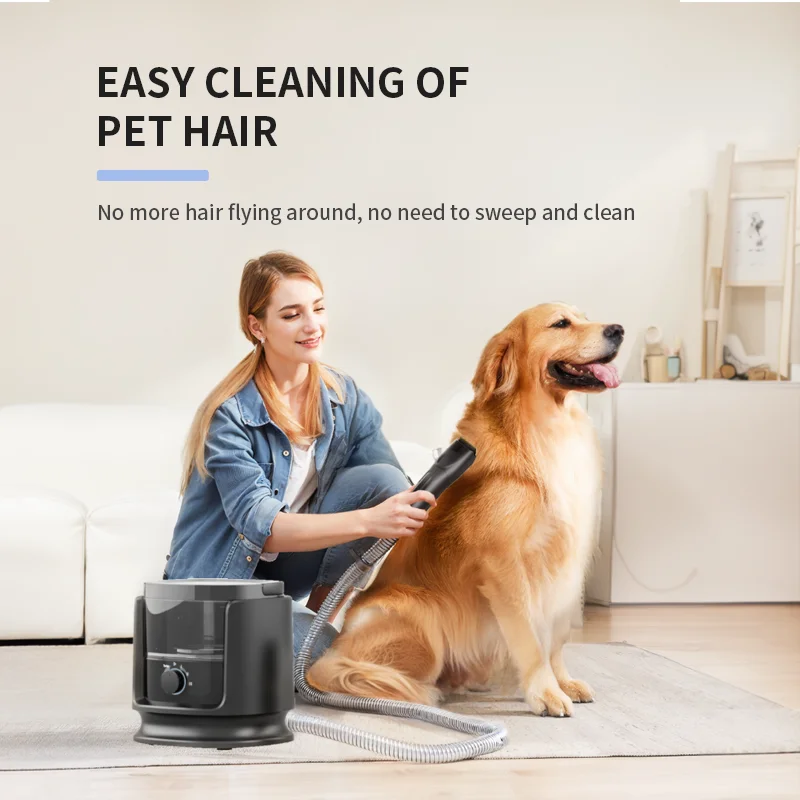 Wholesale Price 5 in 1 Pet Cleaning Grooming Products Dog Cat Vacuum Cleaner Portable Pet Hair Vacuum Grooming Kit for Dog Cat