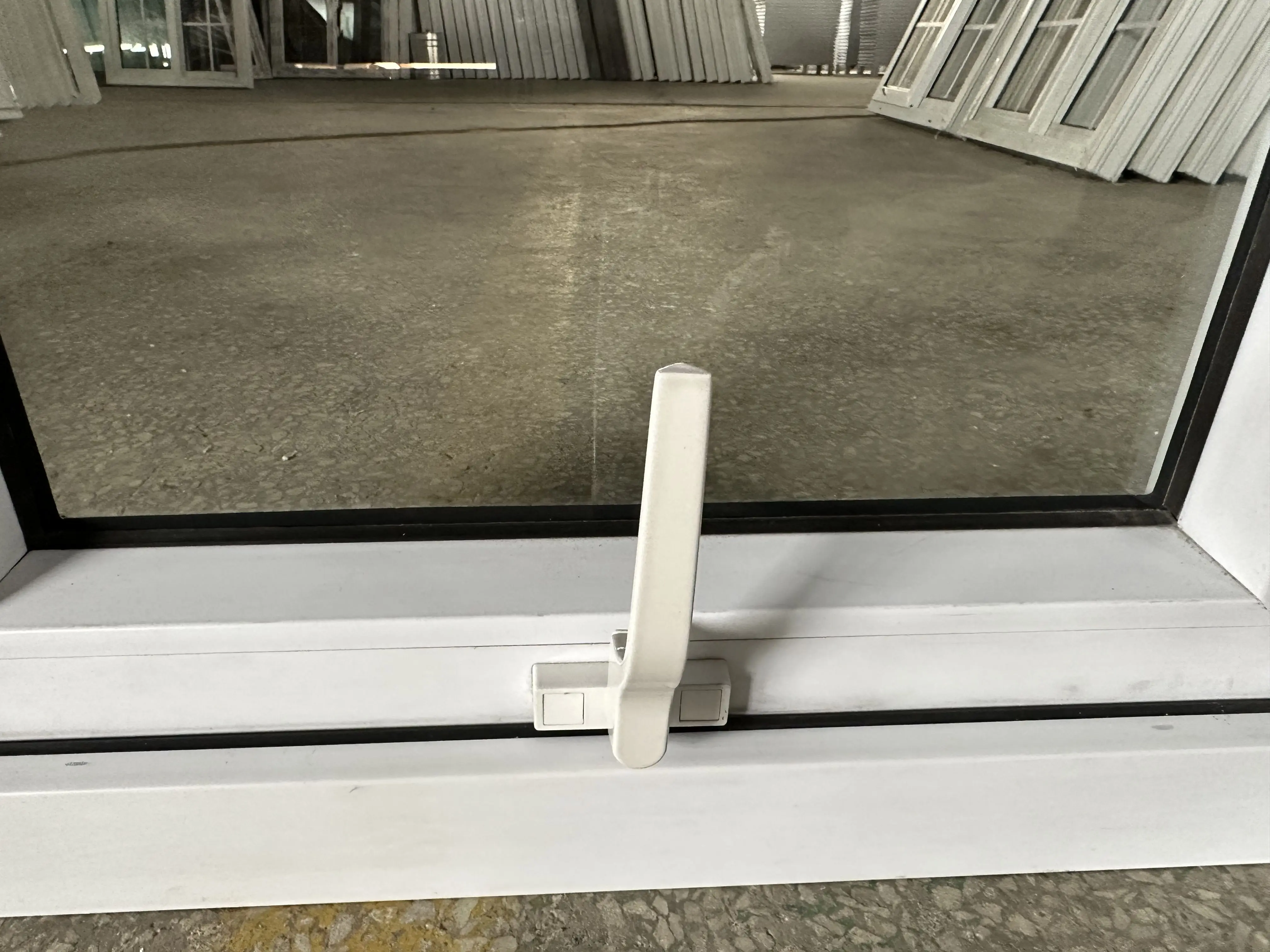 Luxury Glazed Commercial Frosted Pvc Electric Power Upvc Awning  Glass Slider Windows  For Garden