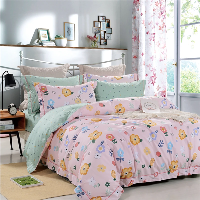 KOSMOS China Supplier Comfortable Queen Size 6 Pieces Bedding Set Bed Sheets For Children
