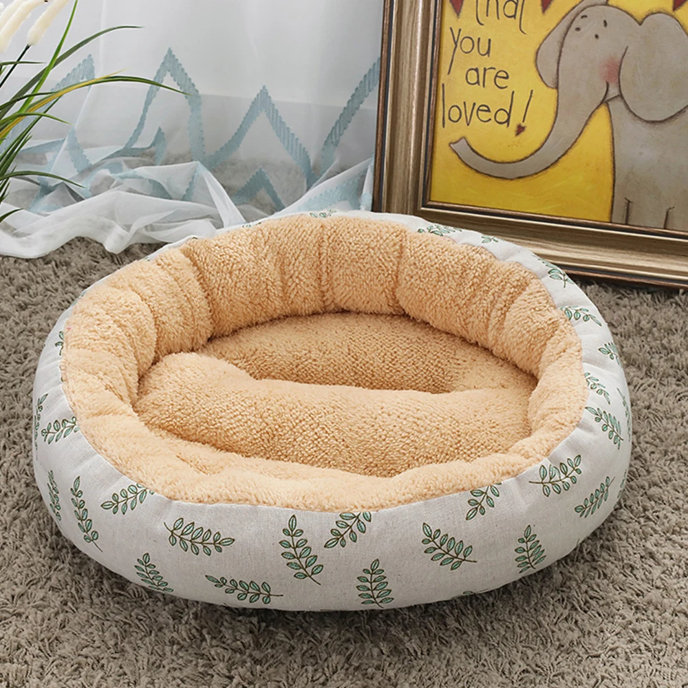 Wholesale Multi-colors Pp Cotton High Quality Custom Small Doggie Pet Beds Accessories Bedding Washable Luxury Puppy Pet Dog Bed
