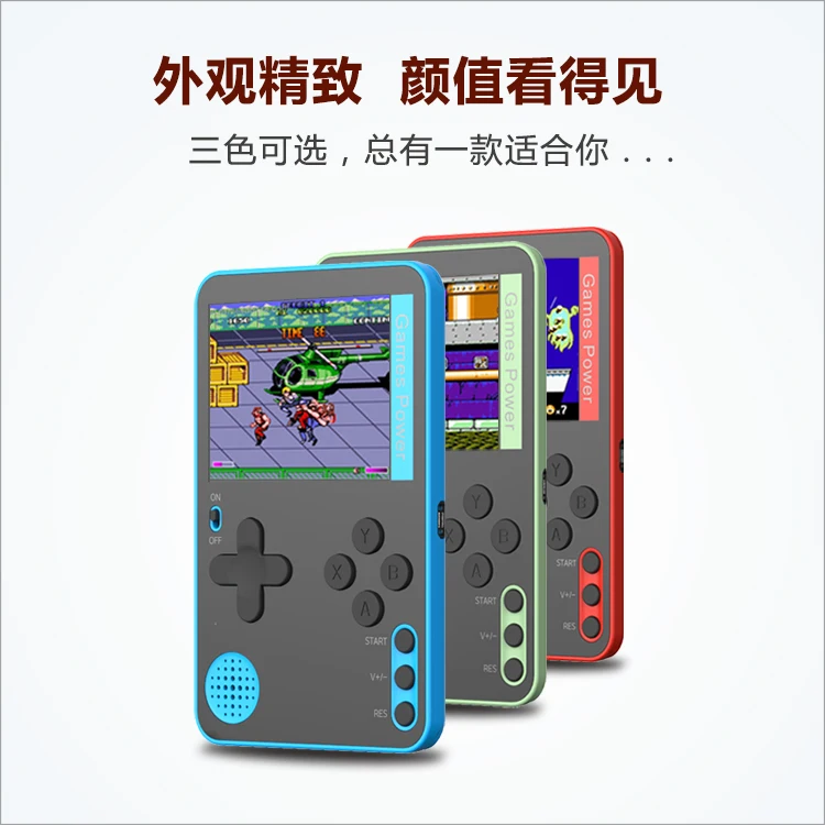 Portable 500 Games player Box Handheld Mini SUP retro Classic Video Game Consoles with Double Player