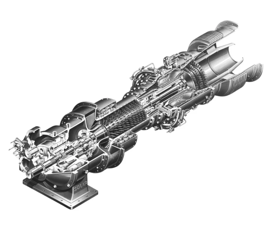Refurbished Solar Turbine Gas Turbine Core Engine Model Centaur 40