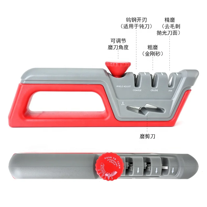 Factory price 4-stage tungsten diamond best knife sharpener
