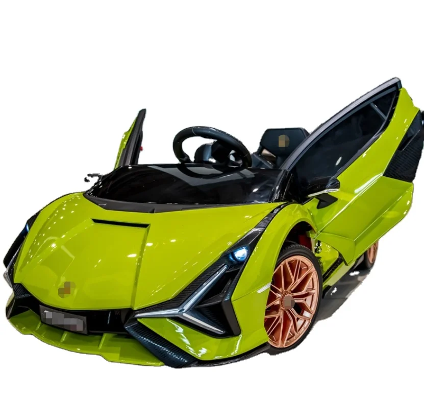 Новый детский Электрический четырехколесный игрушечный автомобиль с дистанционным управлением и зарядкой может сидеть и раскачиваться