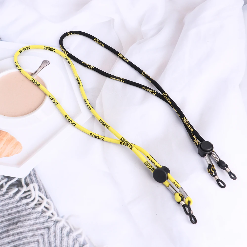 Factory Price promotional color fashion sunglasses neck cord adjustable holder eyeglasses antiskid string