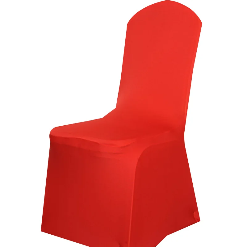 Wholesale white chair covers stretch spandex elastic slipcover for Dining Hotel Banquet wedding cover