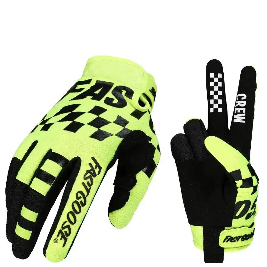 Full Finger All Seasons Bicycle Motorcycle Riding Gloves Gel Padded Shock-Absorbing Motorcycle Mountain Bike Gloves