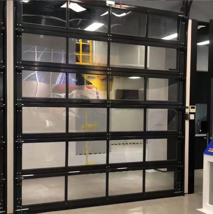 Prima Luxury Design Aluminum Alloy Glass Garage Doors Garage Door Mechanism