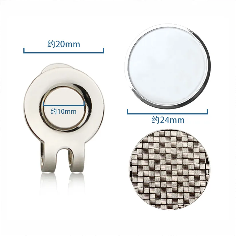 Golf Ball Marker With Magnetic Hat Clip Pattern Funny Great Golf Gifts Golf Accessories For Men Women Golfers Unique