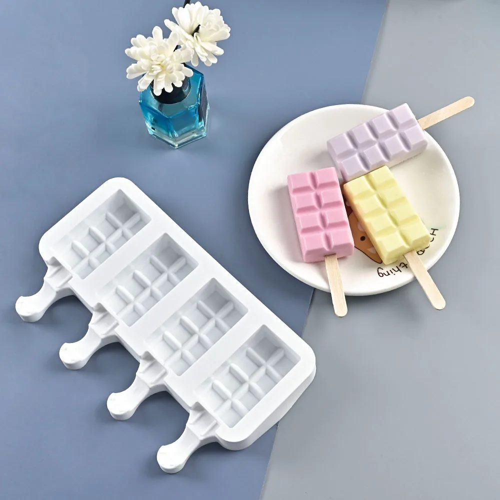 Popsicle Mold Heart Shape Ice Cream Mold Maker Ice Tray Ice For Party Bar kitchen gadget moldes