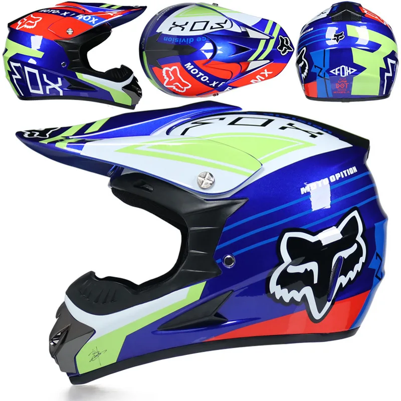 2022 Dot Motocross Helmet Off-road Bike Downhill Country  Racing  Cross Mountain Full Face Racing Helmet
