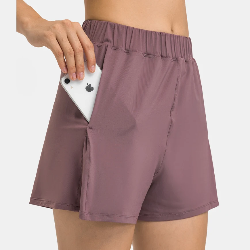 New Elastic Women Adjustment Loose Yoga Three-point Pants Outdoor Leisure Fitness Running Sports Shorts