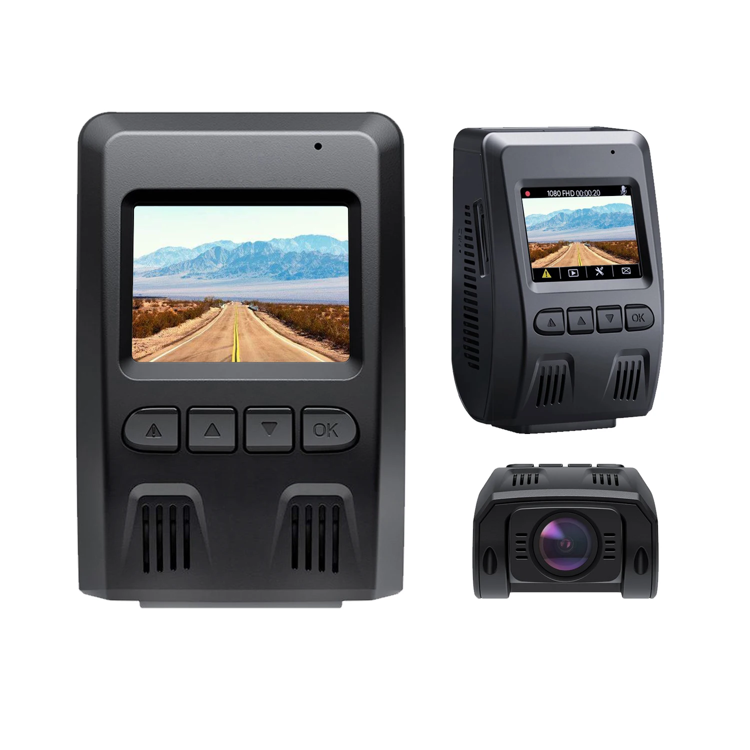 1080P Mini Dashcam NTK96672 Sony IM323 Dash Camera 170 Degree FHD 1080p Car Camera Aukey Dash Cam