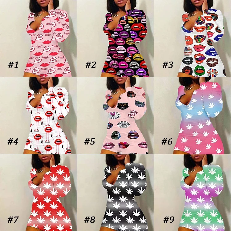 
 9093 Новое поступление Рождественские милые Onsie Комбинезоны для губ для взрослых праздничные Комбинезоны для женщин  