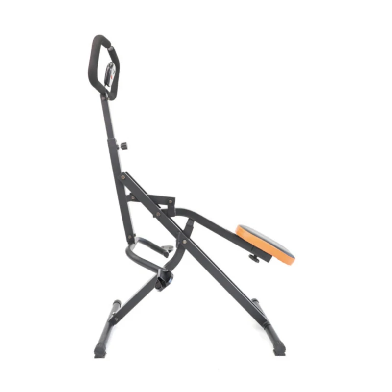 Upright Gym Fitness Equipment Exercise AB Abdominal Crunch Home Gym Horse Riding Folding Handle Adjustable Squat Rider Machine