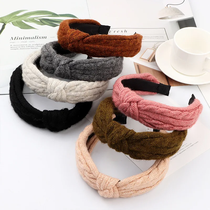 Заколка для волос в Корейском стиле, милая универсальная Нескользящая заколка в полоску с широким покрытием и бантом, аксессуар для волос принцессы