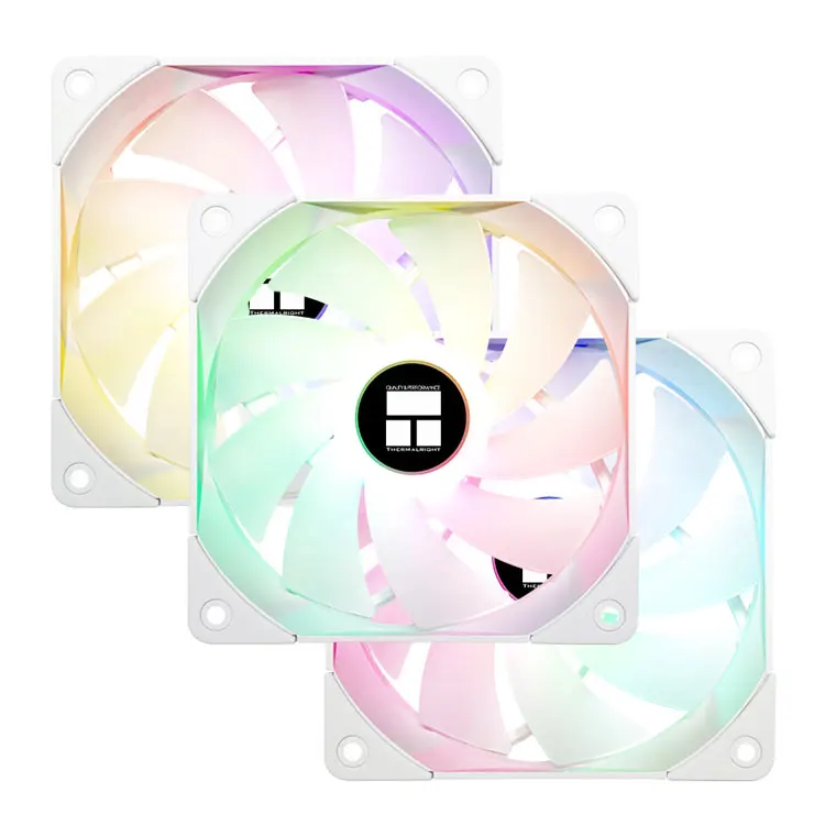 Thermalright вентилятора компьютера Tl-c12rw-s X3 обратный выход на высоком каблуке 12 см белого цвета симфония Argb шасси вентилятора (три упаковки) вентиляторы и охлаждение