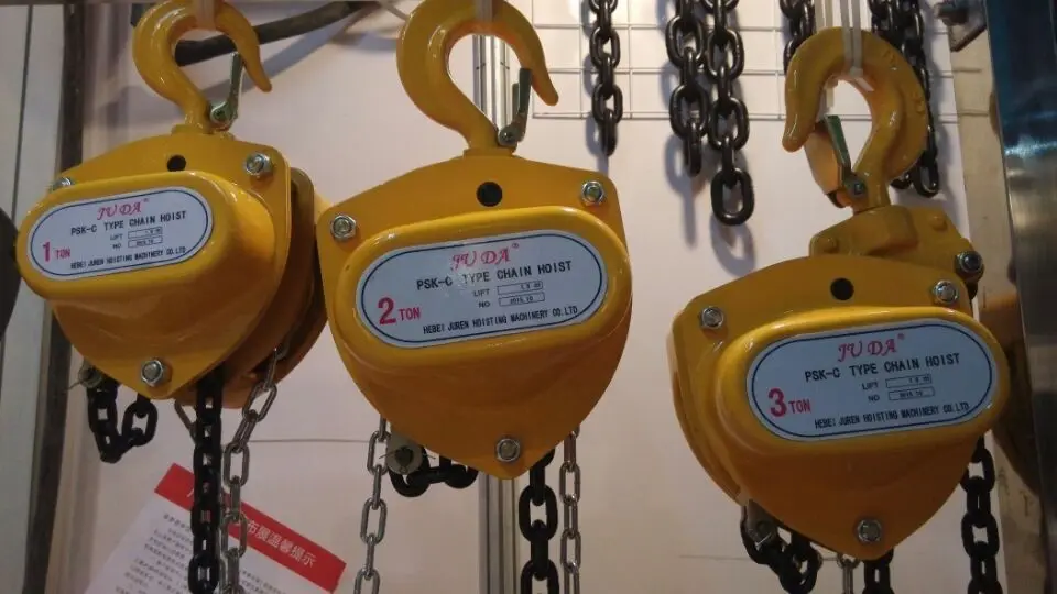 vital chain hoist lifting machine with G80 chains 500 kg to 10000 kg hoist crane material handling equipment