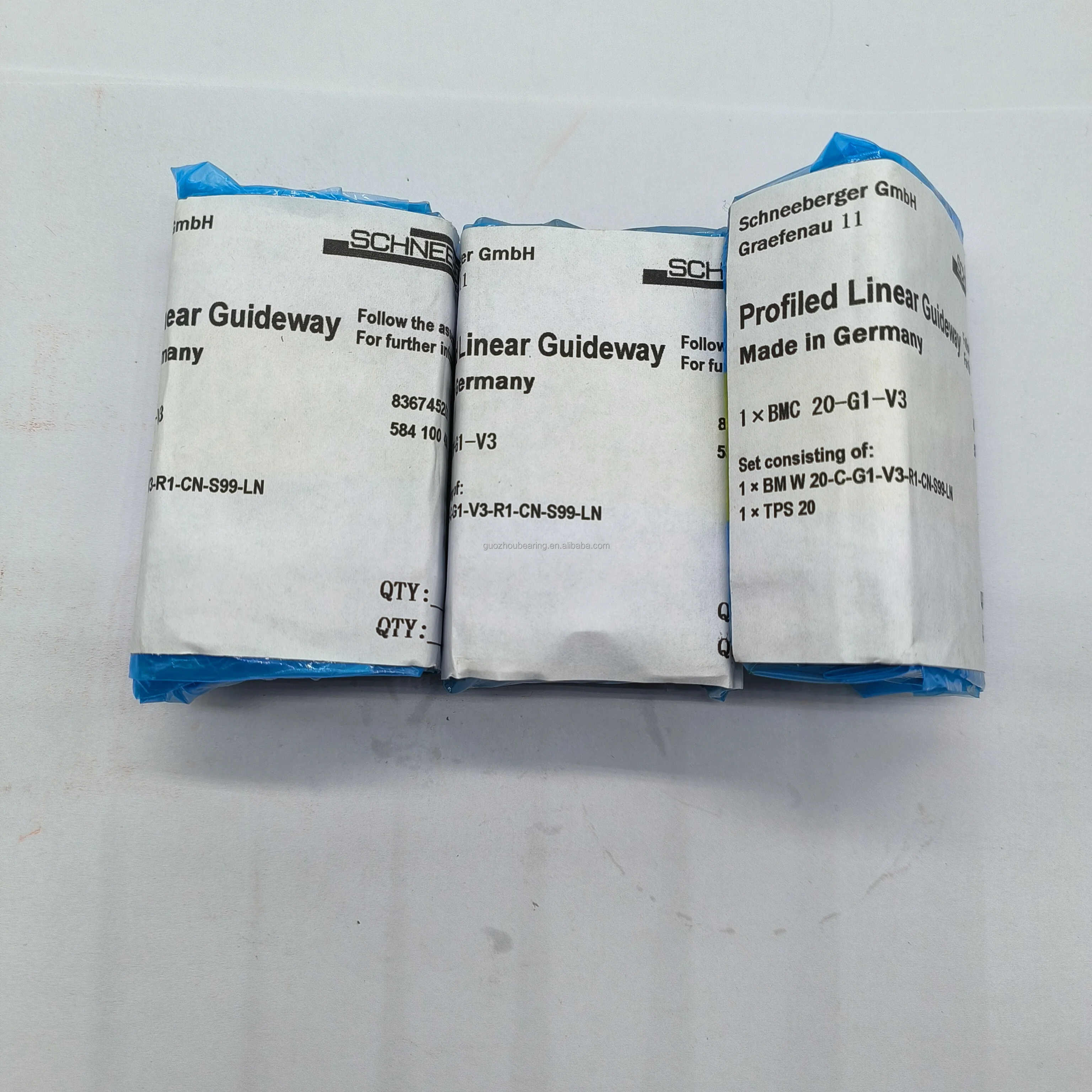 Schneeberger Linear Open Slider Linear Bearing Cylindrical Guide BMW30F-G2-V3