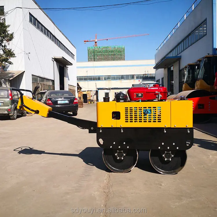Wholesale manual double drum roller gasoline vibration compactor asphalt road  roller