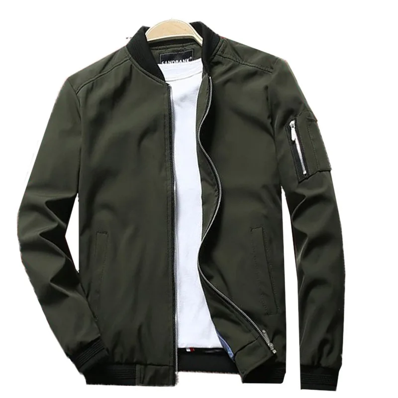 Casual Men Loose Outdoor Bomber Jacket Low Moq Weatherproof Men Bomber Jacket