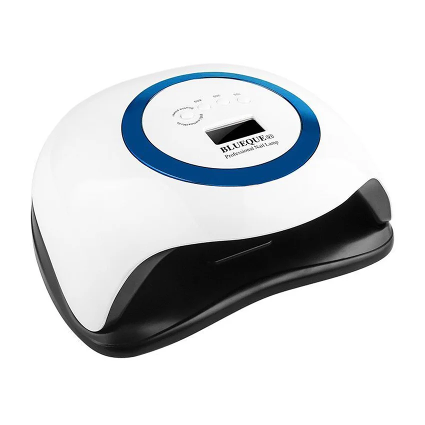 Blue UV LED Nail Lamp Gel Nail Light for Nail Polish 168 W UV Dryer with Four gears can be adjusted