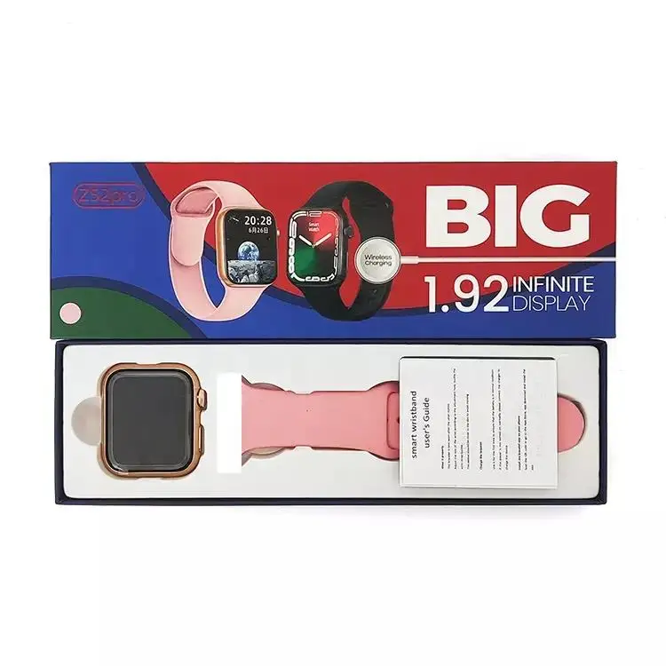 2022 Z52Pro Smartwatch 1.92 Inch Wireless Charging Cheap Reloj Inteligente Series 8 7 Z52 Pro Smart Watch
