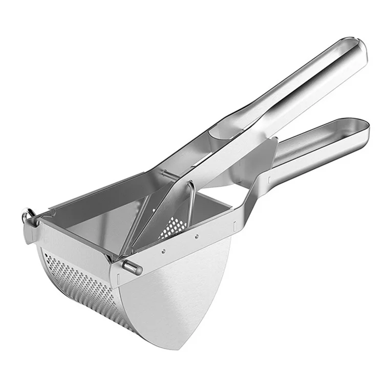 Stainless Steel Heavy Duty Squeezer Lemon Lime Citrus Squeezer and Vegetables Potato Masher Ricer