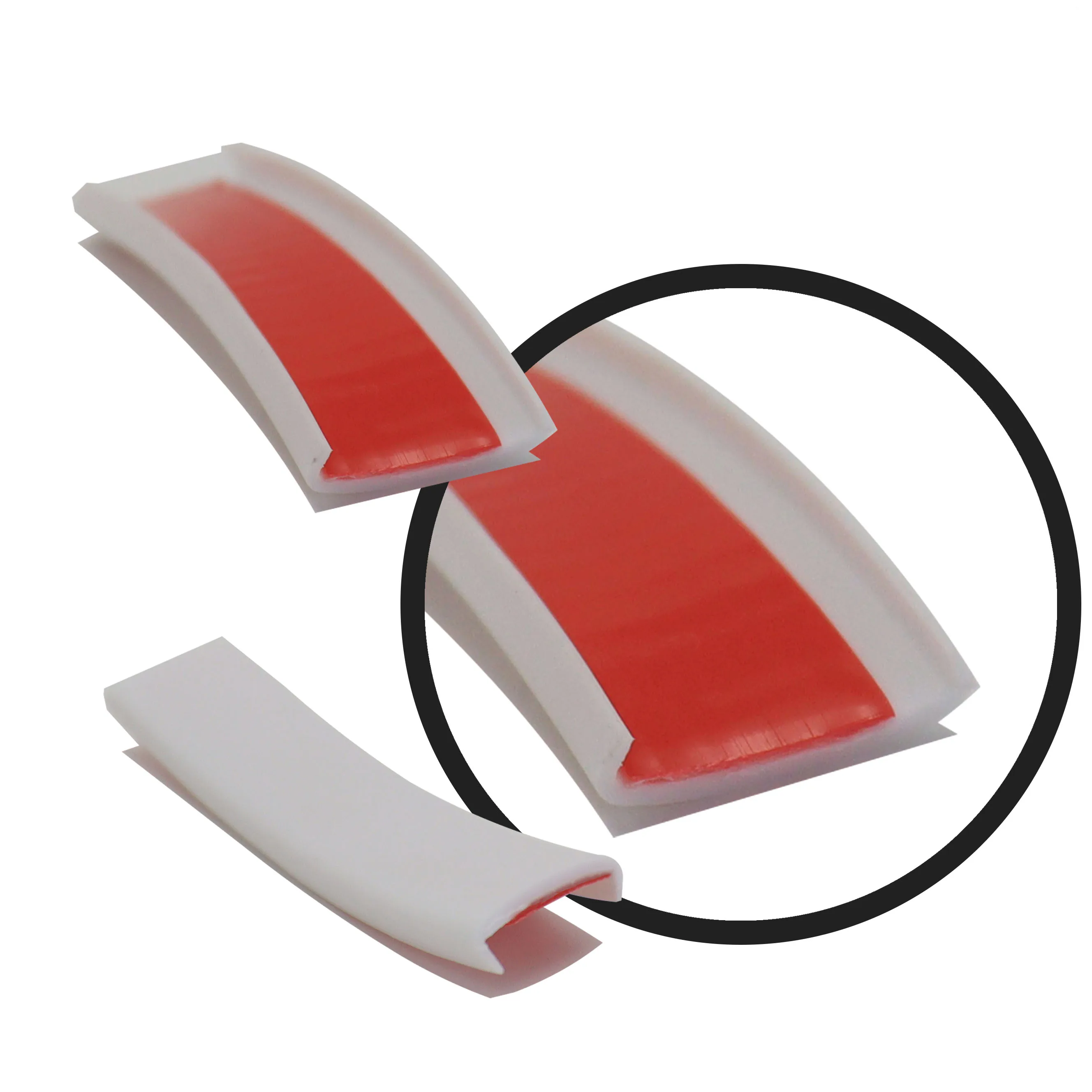 MH hot selling products 2024 TPE Flexible U-shaped edge cover strip white edge banding