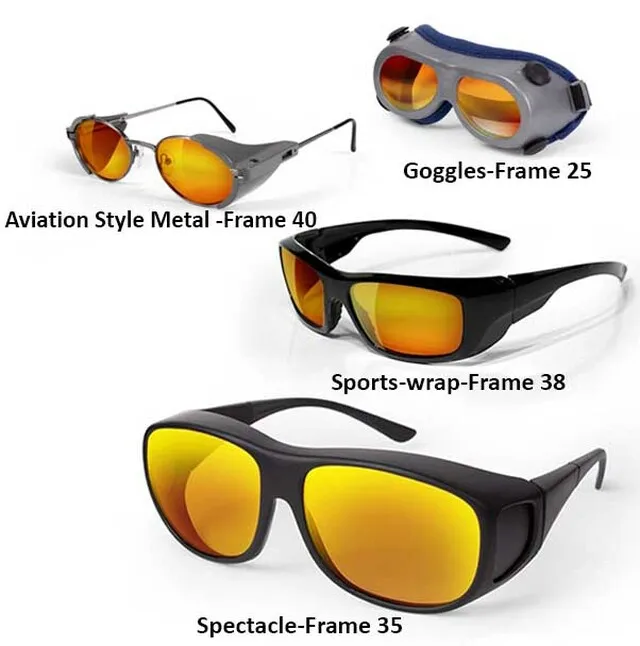 XinLand для волоконной лазерной маркировочной машины для защиты от лазерной работы защитные очки