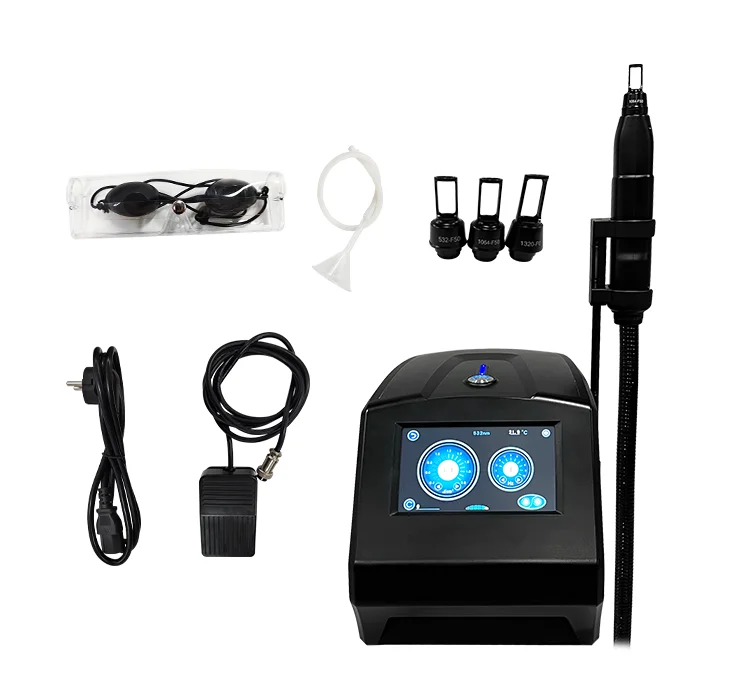 Pico laser Nd Yag Qswitch Pico Machine Price 1064nm 532nm 1320nm skin whitening pigment removal tattoo remover lazer