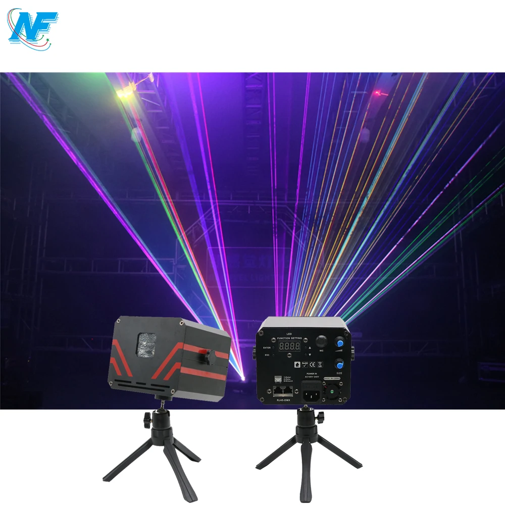 Best - selling 2w RGB Party Light Projector for Family Gathering or Pub Indoor Colorful Laser Illumination