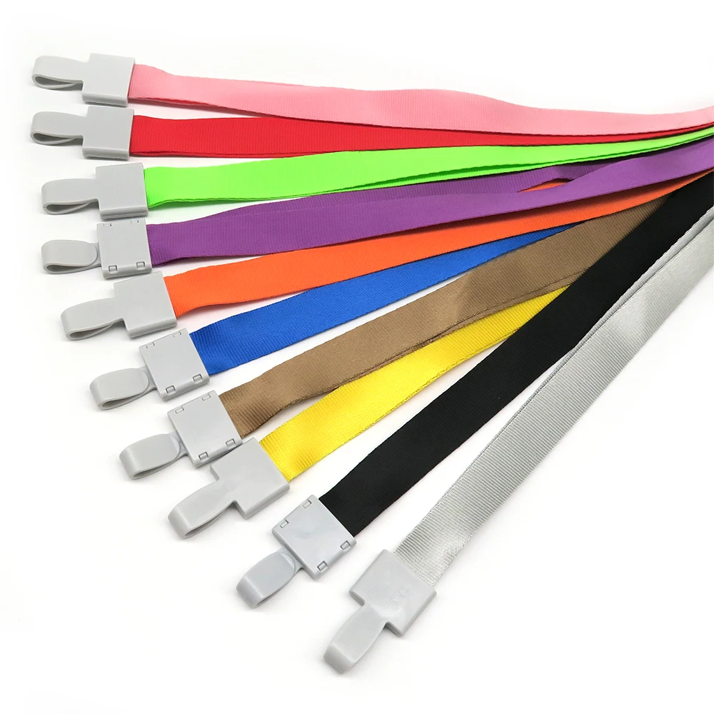 Black Plain Lanyard Plain Black Lanyard