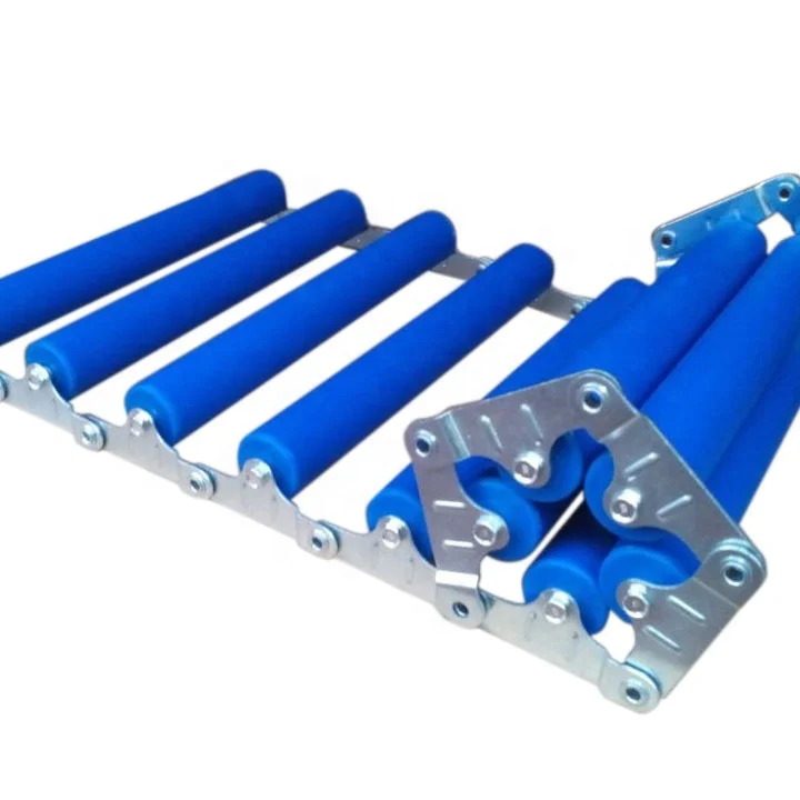 movable gravity roller conveyor line convertible