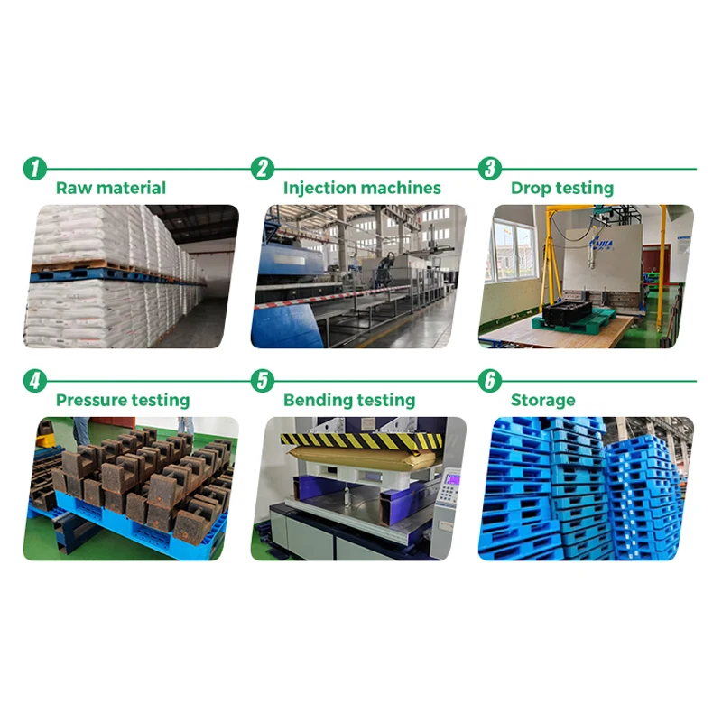 Промышленные пластиковые поддоны 48x40 для складского хранения