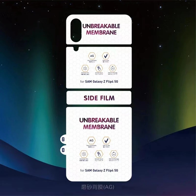 Soft Hydrogel Protective Film Unbreakable Folding Full Mobile Phone Screen Protector For Samsung Galaxy Z Fold 4 Flip 4
