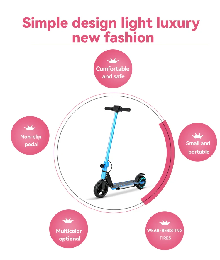 2023 New High Quality 36V 6 inch 8.5 inch 10inch 240w 350W Kick Electronic E-ScooterElektro E Adults E Scooter Electric