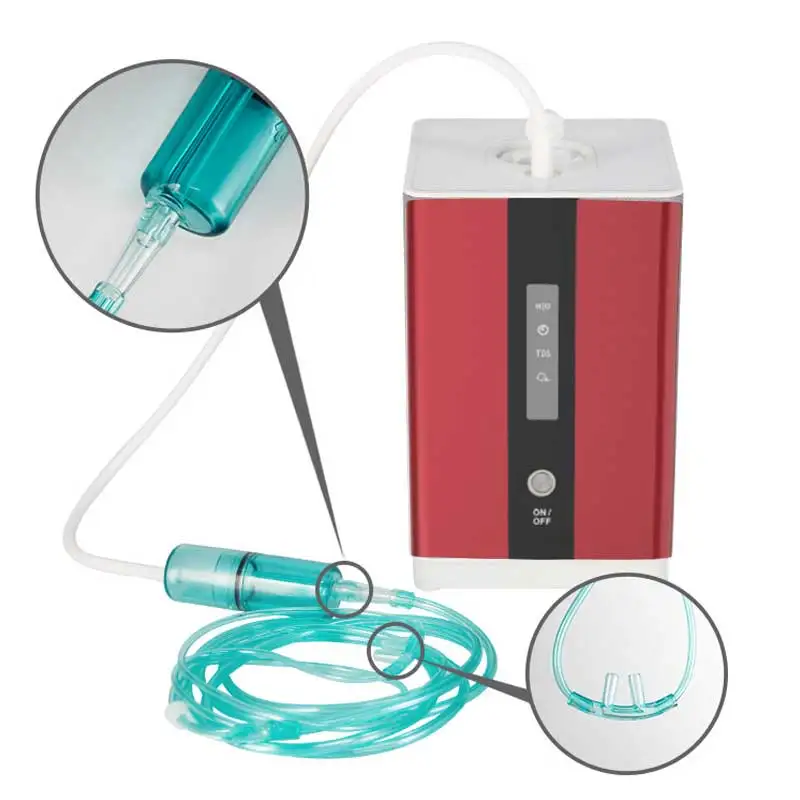 Cawolo HIM-22 Purple Color New Design 150ml SPE PEM Tech H2 Breathing Inhalation Health Care Hydrogen Inhaler