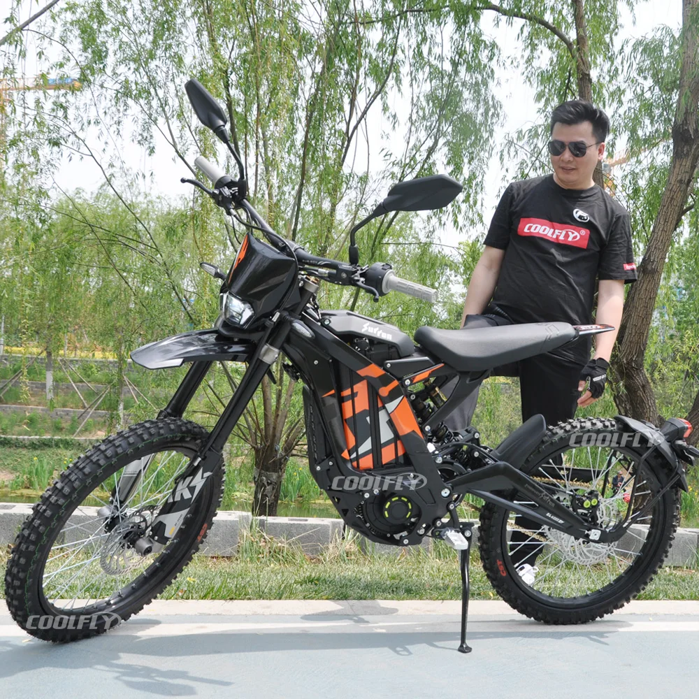 Free shipping surron light bee x 60v 6000w brushless motor black 3 drive 38.5ah electric dirt motorcycle